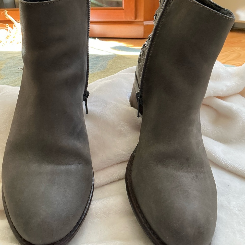 Gray Ankle boots
